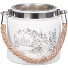 MagicHome karácsonyi gyertyatartó, 10 x 10 cm