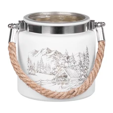 MagicHome karácsonyi gyertyatartó, 10 x 10 cm