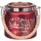 MagicHome karácsonyi gyertyatartó,10 x 10 cm