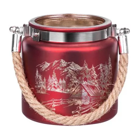 MagicHome karácsonyi gyertyatartó,10 x 10 cm