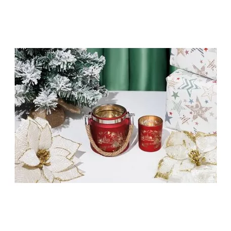 MagicHome karácsonyi gyertyatartó,10 x 10 cm