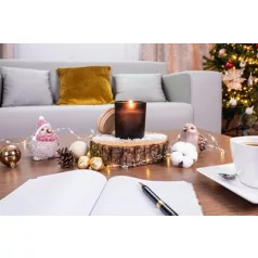 Gyertya MagicHome, jázmin illattal, fekete