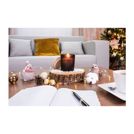 Gyertya MagicHome, jázmin illattal, fekete