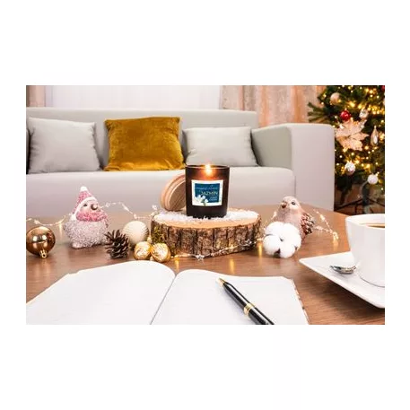 Gyertya MagicHome, jázmin illattal, fekete