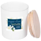 Gyertya MagicHome,  jázmin illattal,fehér