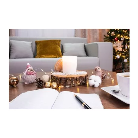 Gyertya MagicHome,  jázmin illattal,fehér