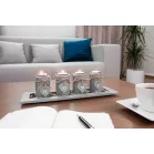 MagicHome gyertyatartó, HOME, 39 x 12,5 x 10