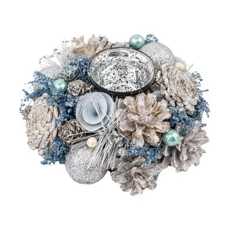 MagicHome Karácsonyi ikebana,  gyertyára