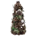 Karácsonyfa MagicHome, gömbökkel, 47 cm