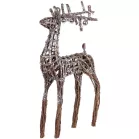 MagicHome karácsonyi dekoráció, szarvas, 41 x 14 x 73 cm