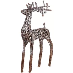 MagicHome karácsonyi dekoráció, szarvas, 41 x 14 x 73 cm