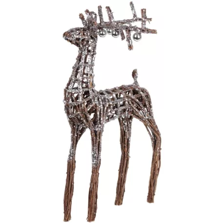 MagicHome karácsonyi dekoráció, szarvas, 41 x 14 x 73 cm