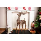 MagicHome karácsonyi dekoráció, szarvas, 41 x 14 x 73 cm