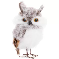 Bagoly MagicHome Karácsony, 7 x 6 x 12,5 cm