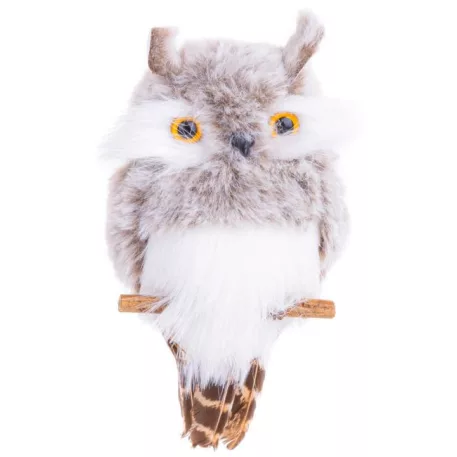 Bagoly MagicHome Karácsony, 18 x 8 x 4,5 cm