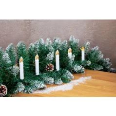   MagicHome karácsonyi gyertya, csíptetővel,10 LED, 1,5 x 9 cm