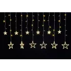 MagicHome karácsonyi függönylánc, 138x LED meleg fehér, 230V, 50 Hz, 8 funkció