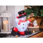 MagicHome karácsonyi dekoráció, Hóember, LED, 22 x 14 x 30 cm