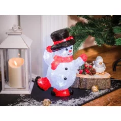   MagicHome karácsonyi dekoráció, Hóember, LED, 22 x 14 x 30 cm