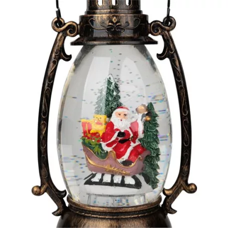 MagicHome karácsonyi retro lámpa, LED, 13 x 11 x 2