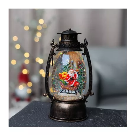 MagicHome karácsonyi retro lámpa, LED, 13 x 11 x 2