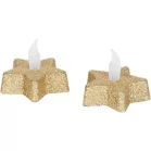 MagicHome karácsonyi gyertya, LED Star, arany