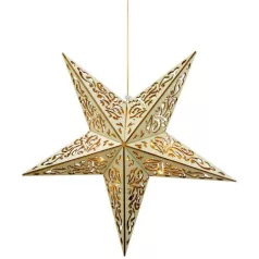   MagicHome karácsonyi csillag, 10 LED, meleg fehér+ távirányító