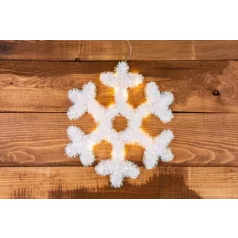 MagicHome karácsonyi hópehely, 20 LED, 43 cm