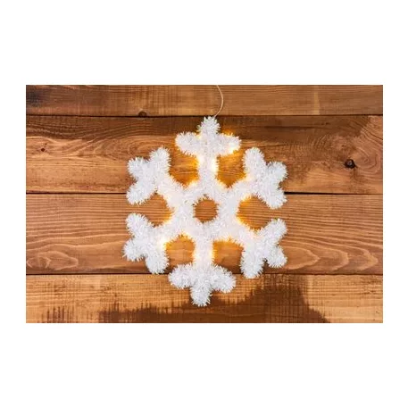 MagicHome karácsonyi hópehely, 20 LED, 43 cm