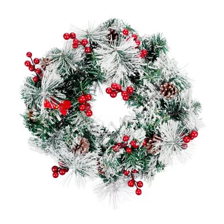 MagicHome karácsonyi koszorú,  LED, 30 cm