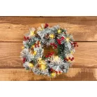 MagicHome karácsonyi koszorú,  LED, 30 cm