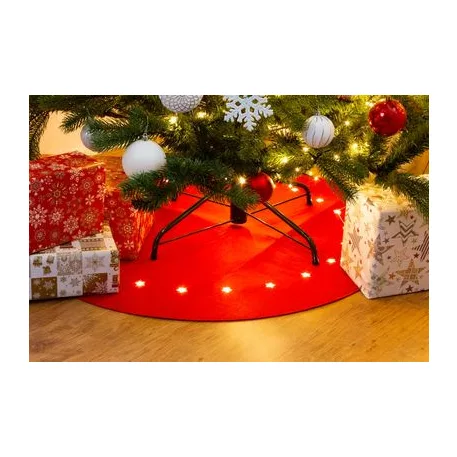 MagicHome karácsonyi vörös szőnyeg, LED,  90 cm