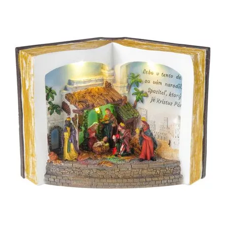 MagicHome  Betlehem könyvben, színes, LED