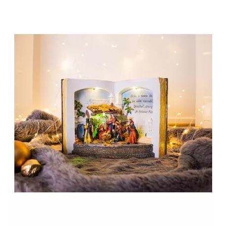 MagicHome  Betlehem könyvben, színes, LED