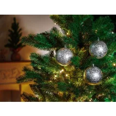 MagicHome karácsonyi gömbök, 6 db, 8 cm