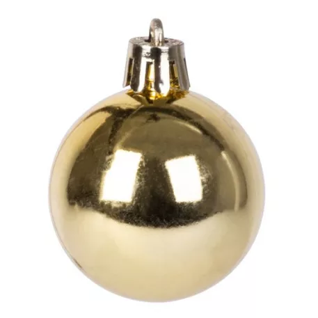 MagicHome karácsonyi dísz készlet, 50 db, 4-5 cm, arany