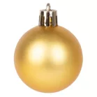 MagicHome karácsonyi dísz készlet, 50 db, 4-5 cm, arany