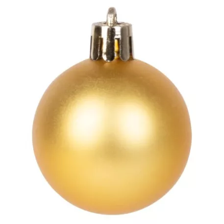 MagicHome karácsonyi dísz készlet, 50 db, 4-5 cm, arany