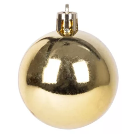 MagicHome karácsonyi dísz készlet, 50 db, 4-5 cm, arany