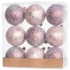 MagicHome karácsonyi gömbök, 9 db, 6 cm