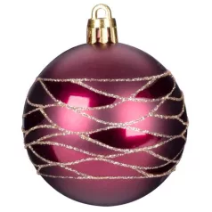 MagicHome karácsonyi gömbök, 9 db, 6 cm