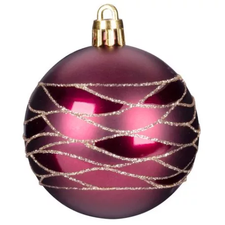 MagicHome karácsonyi gömbök, 9 db, 6 cm