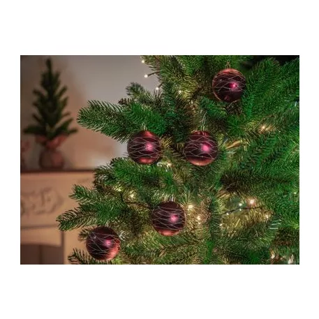 MagicHome karácsonyi gömbök, 9 db, 6 cm