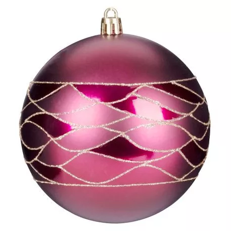 MagicHome karácsonyi gömbök, 4 db, 10 cm