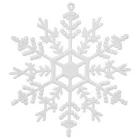 MagicHome karácsonyi dísz, hópehely, 6 db, 12 cm