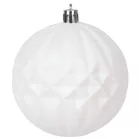 MagicHome karácsonyi gömbök, 31 db, 5-6-8-12 cm, fehér-ezüst
