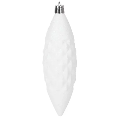 MagicHome karácsonyi gömbök, 31 db, 5-6-8-12 cm, fehér-ezüst