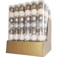 MagicHome karácsonyi gömbök, 8 db, 5 cm