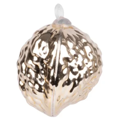 MagicHome karácsonyi dísz, 16 db, dió, karácsonyfára, 3 cm