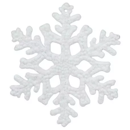 MagicHome karácsonyi dísz, 12 db, hópehely, 10 cm
